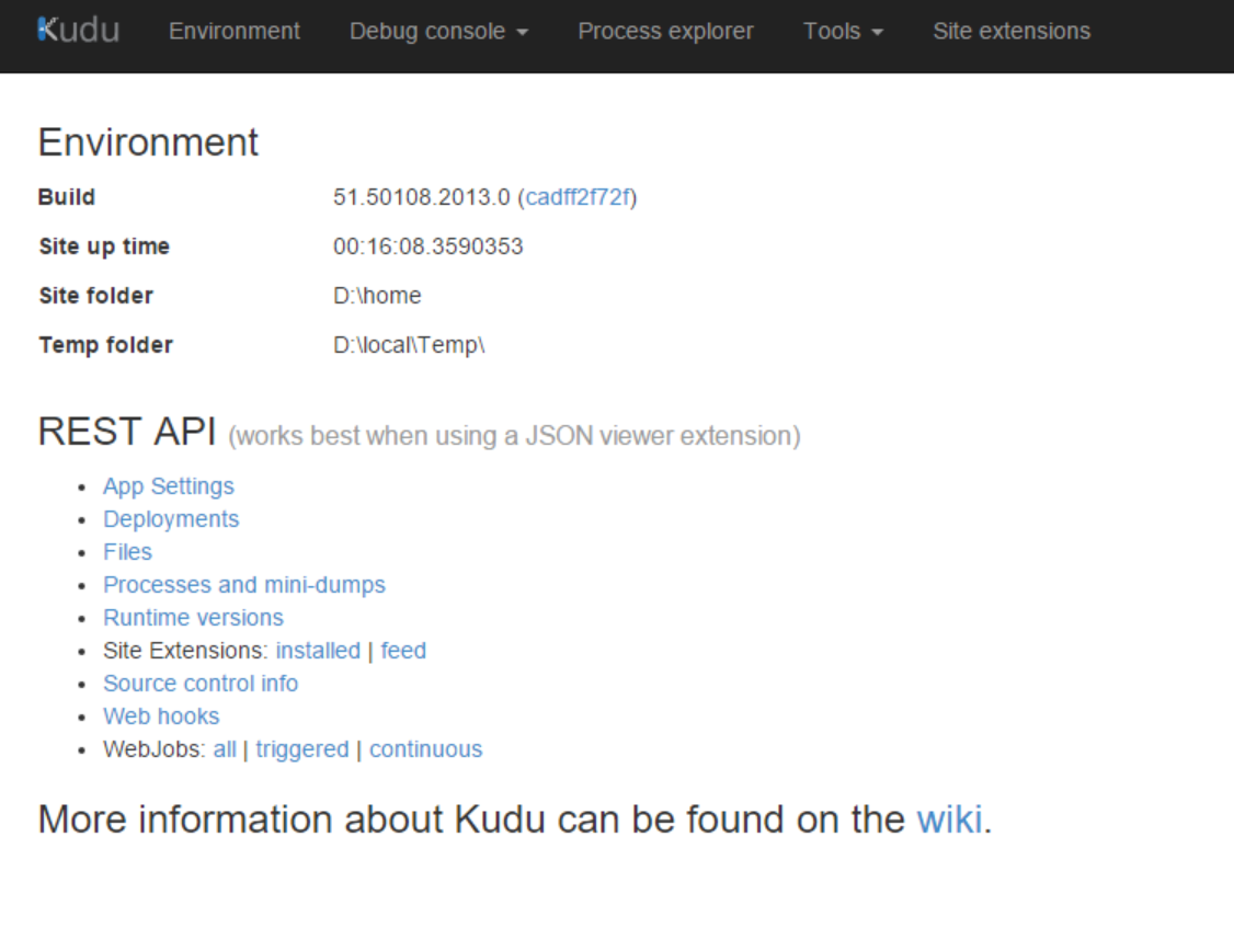 Kudu home page